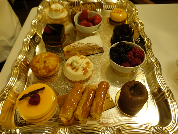 dessert tray